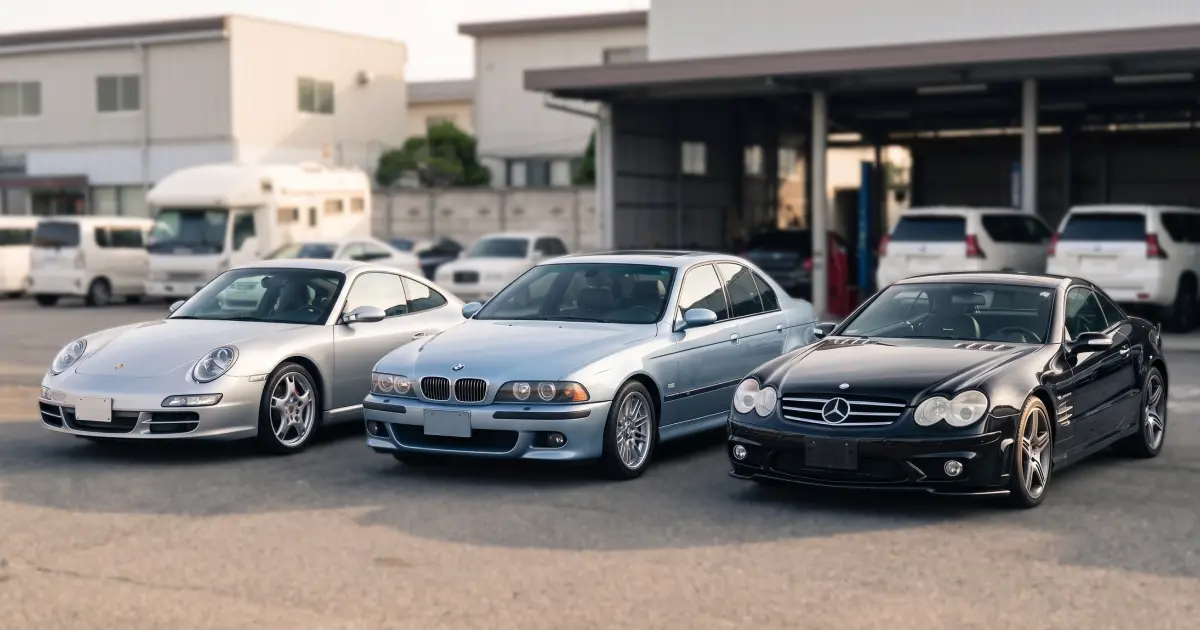 german cars from Japan sourced at Japanese auto auctions