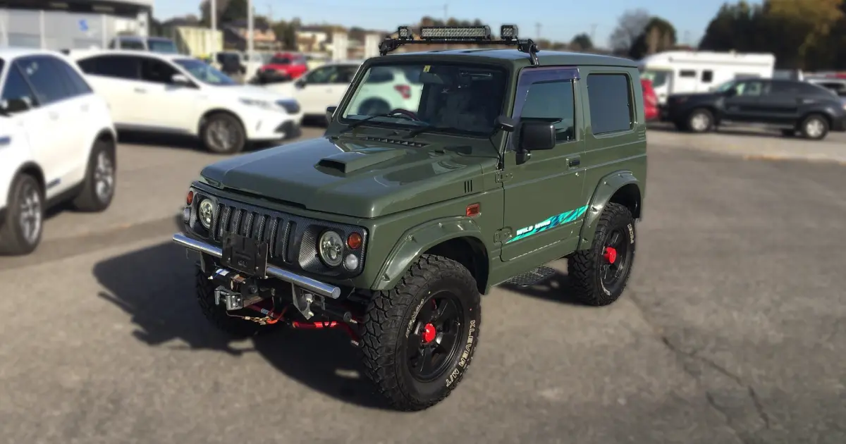 Green JA22 Suzuki Jimny